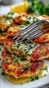Lemon Parmesan Garlic Chicken (Ayam Krispi Saus Lemon Parmesan)