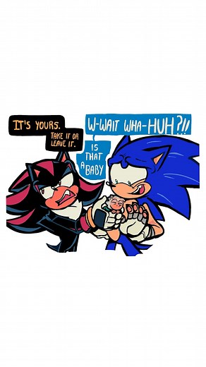 Sonadow fanchild: Spinner! Comic by mercurio.shadowz | Cast: Narrator, Tails - Electricstar • Spinner - Summer Lynn Rose • Shadow, Sonic - Alex Wood #sonadow #sonicthehedgehog #shadowthehedgehog #sonicfankid #comicdub | GabaLeth