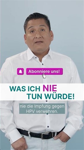 I would never do that – get vaccinated against HPV! | Asklepios #shorts