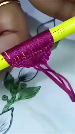 Creative Hand Embroidery Tutorial Using Simple Tools for Beginners