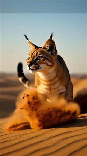 "Caracal Attack! The Desert’s Fastest Killer in Action 😱🔥"