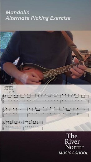 Mandolin - Alternate Picking in 22 seconds for Beginners