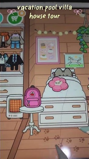 vacation pool villa#tocaboca #tocaaesthetichousetour #toca #tocaadventure #tocaworld #tocabocaloves