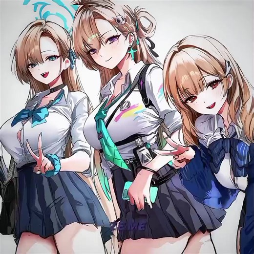 Triplets from Different Universes: Asuna, Lynae, Tia