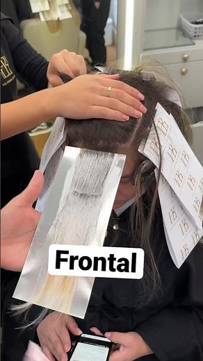Frontal fácil !! #mechas #cabelo #cabeleireiros #mechasbalayage #cabelos