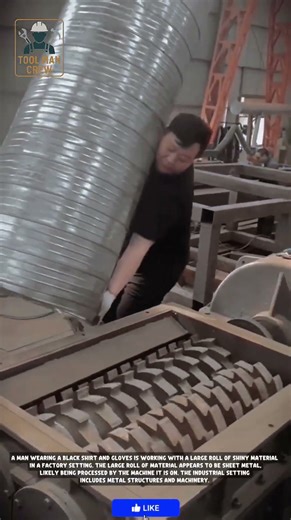 Advanced Sheet Metal Processing Machine! A Super-Efficient Industrial Process #tools #machine