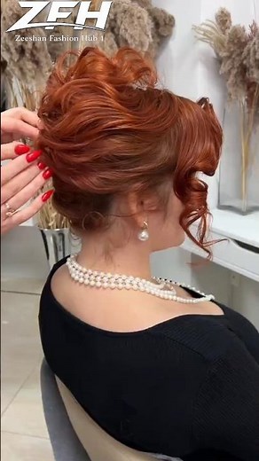 Beautiful Lady Hairstyle ✨ Easy & Elegant Hair Tutorial 💖 #shorts #new
