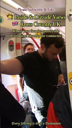 UK CrossCountry Train Services🇬🇧 #crosscountrytrains #countrysideviews #scenictrainride #traintravel