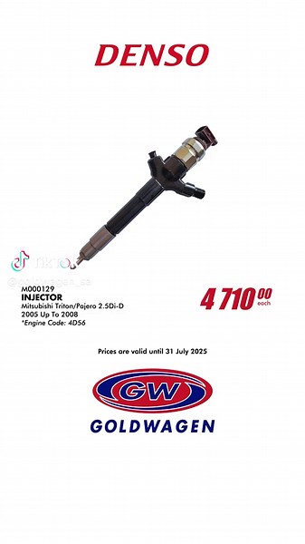 Quality Injectors Specials at Goldwagen Near You