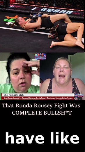 SHN | 17 seconds... that's it?! 😭#mma #rondarousey #fyp #combatsports
