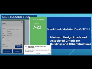 Seismic Load Calculation Per ASCE 7-22