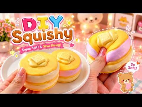 How to Make Viral Bread Squishy / Paper craft / Easy craft ideas /art and craft