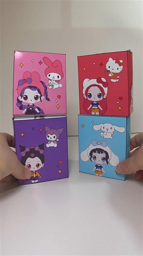 Paper DIY K-Pop Demon Hunters Sanrio blind box