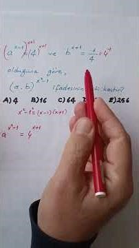 #işlem #lisematematik #maths #üslüsayılar