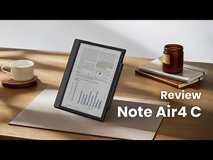 Review BOOX Note Air4 C - Máy đọc sách hoàn hảo cho nhu cầu ghi chú chuyên nghiệp