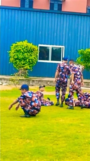 Ncc cadets take a break after obstacle task #nccarmy #ncccamp #ncctraining #nccshorts #nccrdccamp