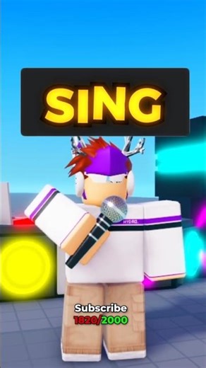 This Roblox Game Makes You Sing 🎶 #roblox #shorts