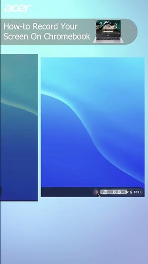 How to Screen Record On Your Chromebook #AcerSupport #Chromebook #Shorts