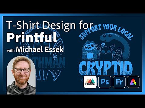 Create T-Shirt Designs with Michael Essek using Photoshop & Fresco