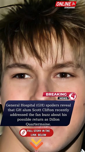2.2K views · 22 reactions |  READ FULL STORY HERE: https://realnewstime.vi.money/general-hospital-alum-scott-clifton-talks-dillon-quartermaine-return-what-about-possible-michael-recast/ #GeneralHospital #GH #SonnyCorinthos #JasonMorgan #TracyQuartermaine #LauraCollins #AlexisDavis #SoapOpera #GHFans #GHUpdates #GHReels #GHDrama #GHStories #GHCommunity | General Hospital Lovers | Facebook