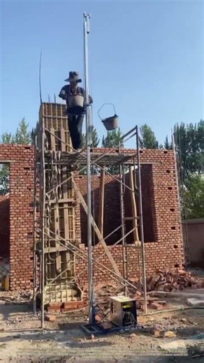 Hoisting the Concrete: A Compact Winch Method for Elevating Construction Materials