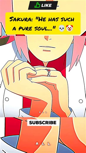 SAKURA IS DELUSIONAL! 💀🤣 | Sasuke’s "Pure Soul" Exposed | #shorts