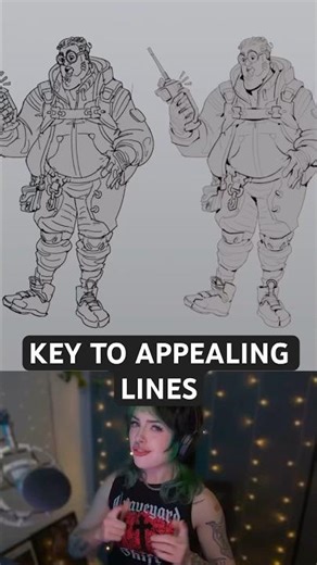 4 Step Linework Method! #digitalart