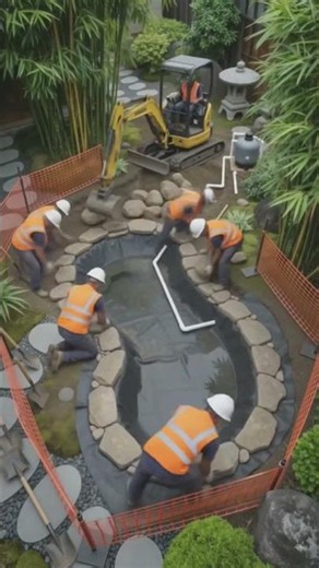 Abandoned Backyard Transformed into a Stunning Japanese Koi Pond | Ultimate Garden Restoration