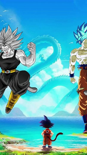 who is strongest af trunks Vs Goku cc #edit #anime #dragonballsuper #dragonball #dbz #goku #goku #ccgoku #trunks