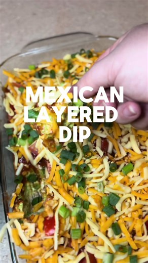 Delicious and Colorful Mexican Layered Dip Recipe