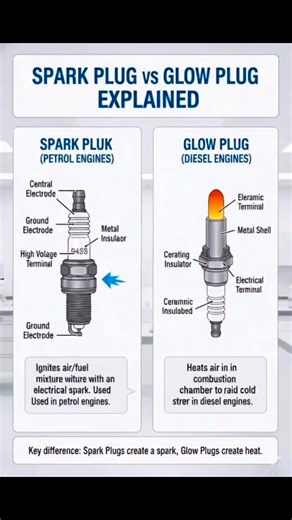 Spark plug vs Glow plug? Gas vs Diesel Emgine | Mastermind Autoworks