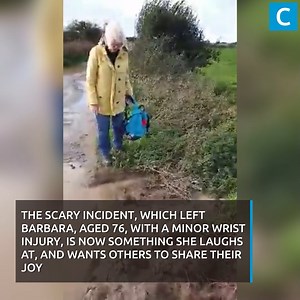 Woman captures the moment her mother 'disappeared down a ditch' on a walk in Cornwall | Cornwall Live