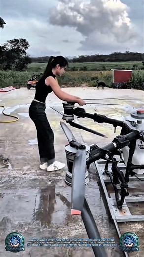 Future of Farming? Heavy Duty Agri-Drone in Action! 🚁 #farming #Shorts