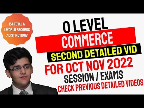 O Level Commerce Detailed