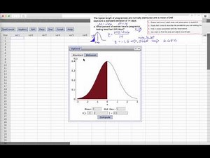 Using StatCrunch to Solve Applications of the Normal Distribution (Part 1: Finding Probabilities)