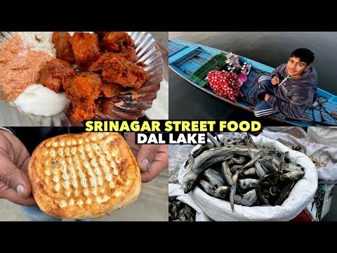 SRI NAGAR KASHMIR FOOD TOUR EP. 1 | STREET FOOD | MASALA ROTI KASHMIRI FISH CHICKEN LAVASA WAZWAN