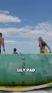 Turns any lake day into a floating party Whether you're sunbathing or splashing, this pad does it all. Grab yours now! | Aqua Lily Products