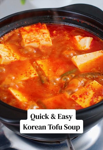 Delicious Korean Tofu Soup in Under 30 Minutes