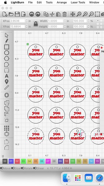 I’ve had some questions come in about lightburn (program that runs the Thunder laser), so I figured I’d start a little series for some quick tips! The first one is a great time saver and perfect to use anytime you are making a lot of the same item over & over again, like Christmas ornaments and tags! #lasertips #lightburn #lightburntips #laserengraving #lasercutting #lasercuttingmachine #aeonmira #glowforge #laserbusinesstips #ornamentsdiytutorials #woodworking #packagingideas