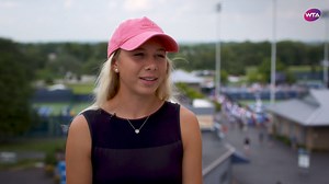 23K views · 344 reactions | She's the first tennis player born in the 2000s to make the fourth round of a Grand Slam, and now the tennis world can't stop talking about the phenom from Freehold, NJ. Get to know Amanda Anisimova | WTA | Facebook