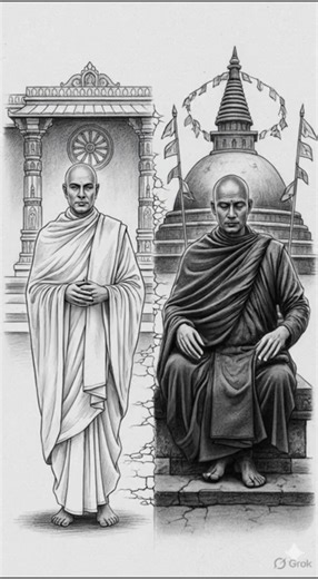 Jainism Vs Buddhism 🤔 #youtubeshorts #viral #shorts #song #trending #love #ytshorts #funny #comedy