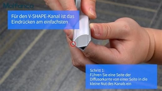 LED Aluminium Profil 12 x 1m LED Aluminium Profil mit Weiß Milchige Abdeckung, Endkappen, und Montageklammer für LED-Streifen (U-profil-silbrig-12m)LED-Streifen Nicht Im Lieferumfang Enthalten