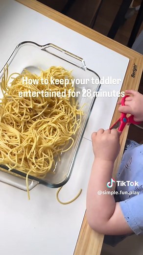 Fun Sensory Play with Spaghetti for Kids