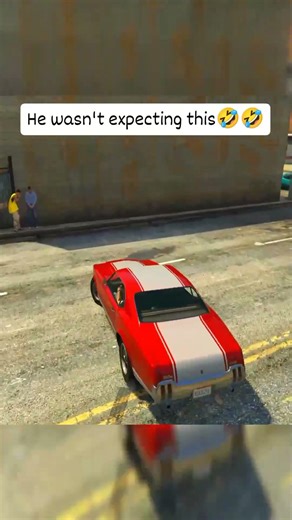 He wasn't expecting this 🤣🤣 #gta #gtav #gta5 #short #shorts