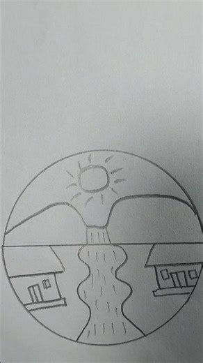 house river side drawing ideas #yt#ytshorts #trending #viral #viralshorts #drawing #youtubeshorts