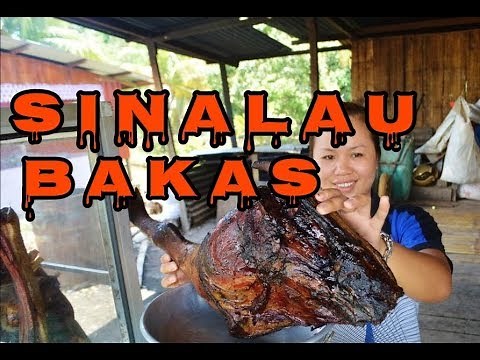 SINALAU BAKAS | smoked wild boar | Kampung Kelawat Sabah