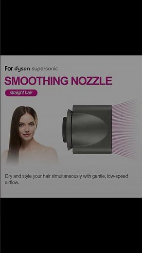 BVACUMHEAD Smoothing Nozzle for Dyson Supersonic Hair Dryer