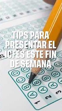 Saber 11 Exam in Bogotá: Icfes recommendations for this July 26 | #shorts EL TIEMPO