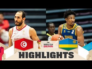 Tunisia 🇹🇳 v Rwanda 🇷🇼 | Highlights | FIBA Basketball World Cup 2027 African Qualifiers