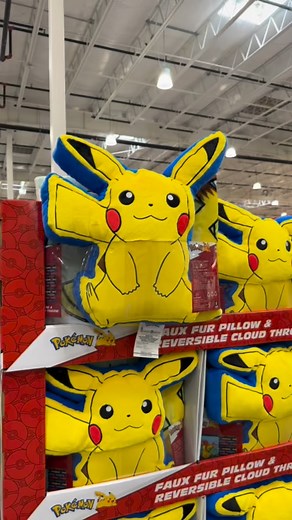 Pokémon pillow and blanket set at Costco! ✨ www.twitch.tv/rachshines • • • • • • Hashtags: #pokemon #pokemontrainer #pokemonfan #pokemoncollector #costco #pokemonmaster #pokemoncommunity | Rachshines